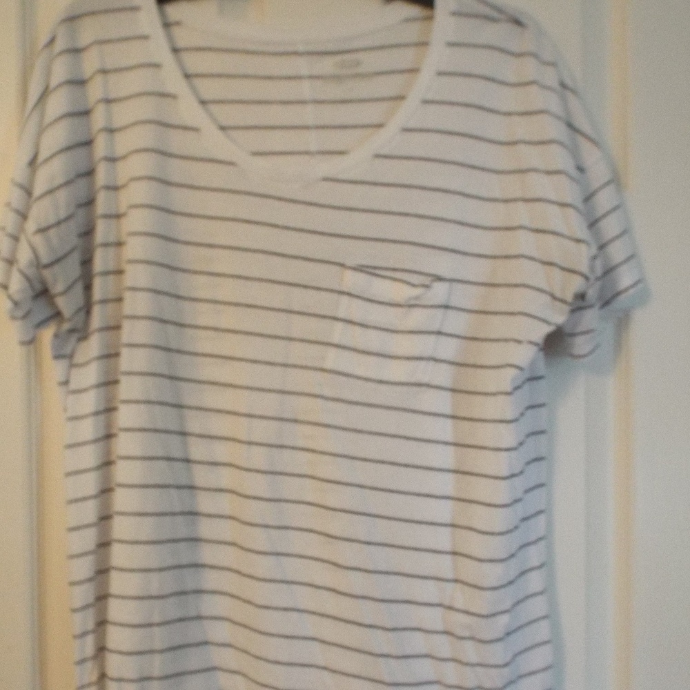 Black and White Pocket Tee